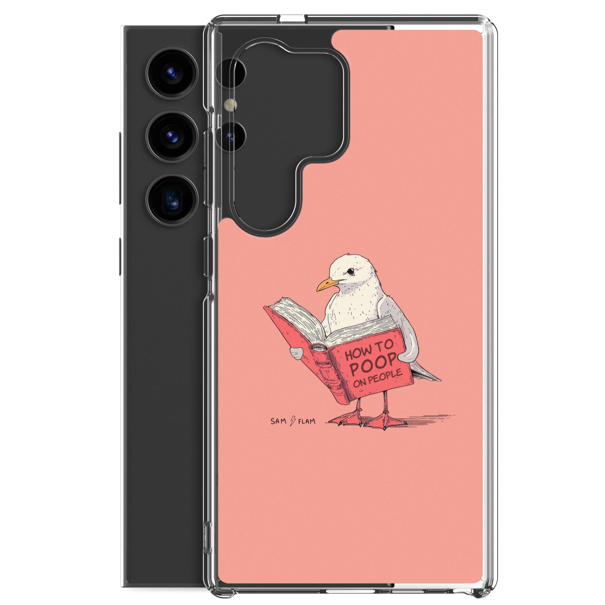 Clear Case for Samsung® "Poop" - Sam Flam