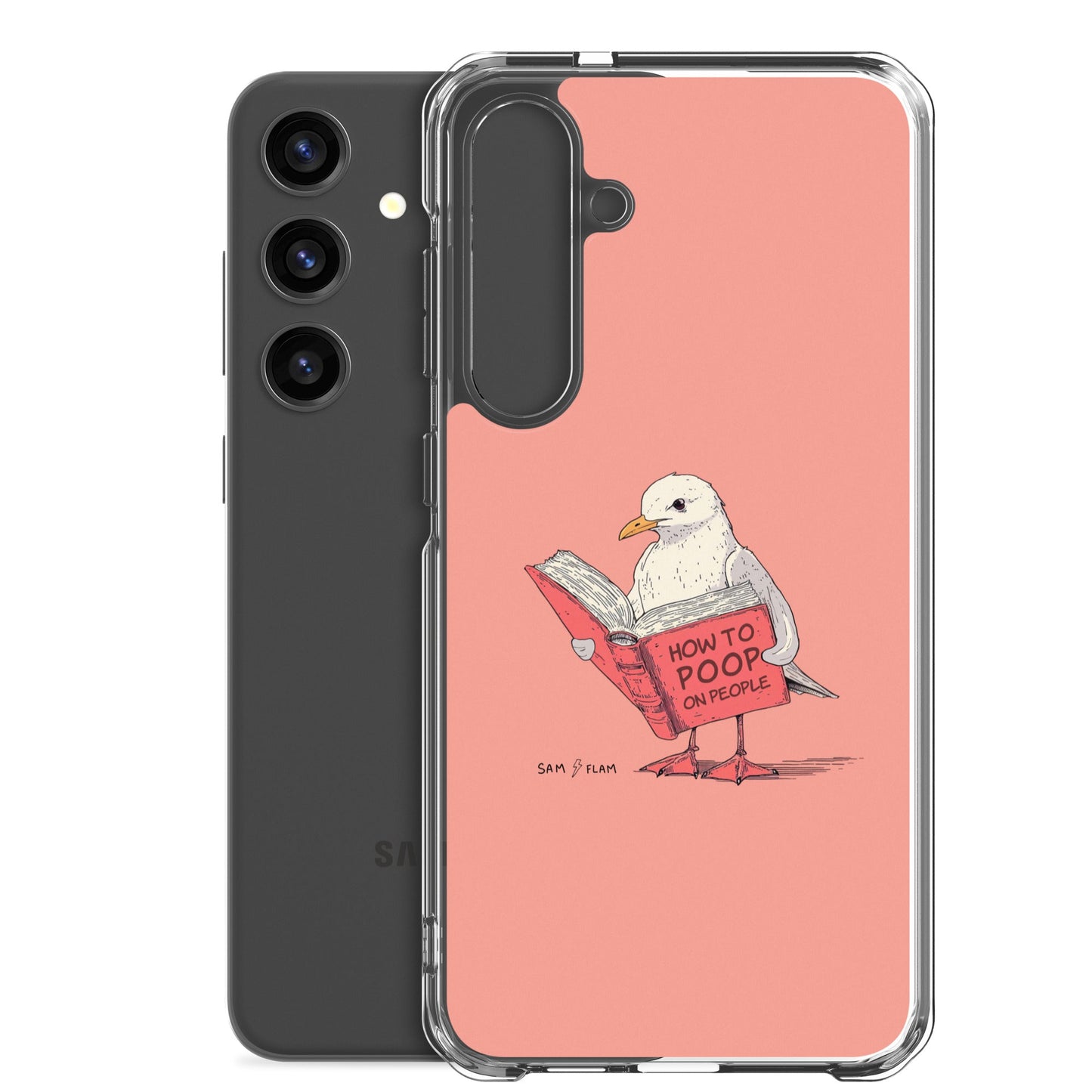 Clear Case for Samsung® "Poop" - Sam Flam