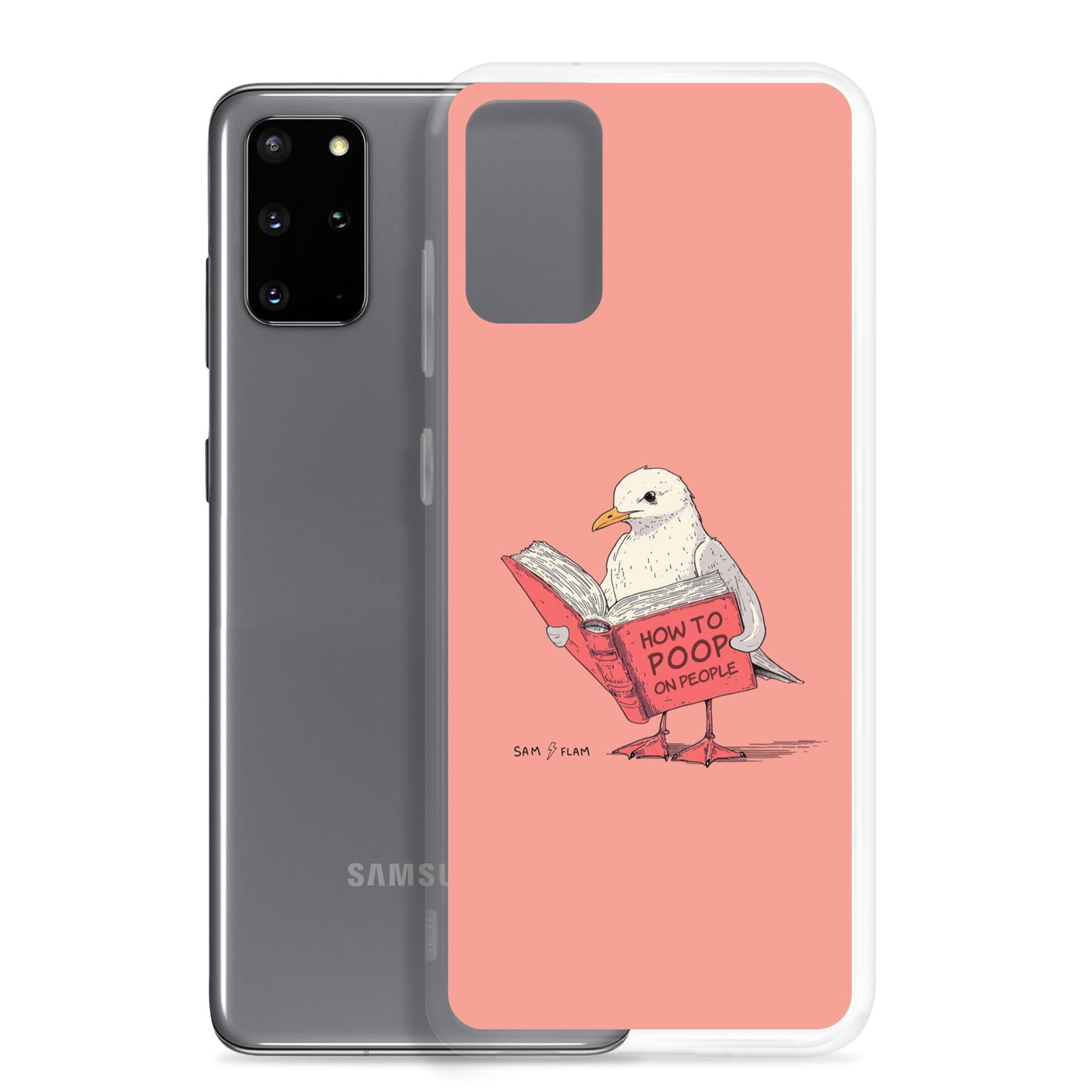 Clear Case for Samsung® "Poop" - Sam Flam