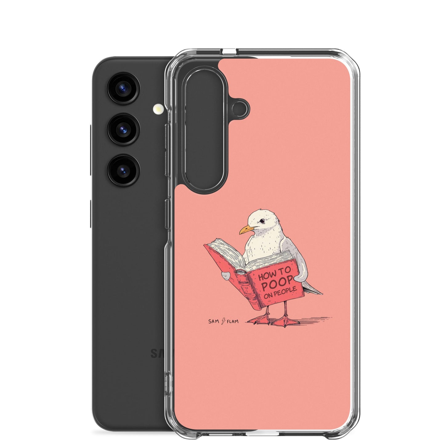 Clear Case for Samsung® "Poop" - Sam Flam