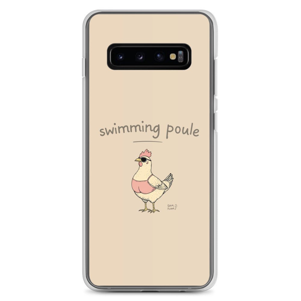 Clear Case for Samsung® "Swimming poule" - Sam Flam