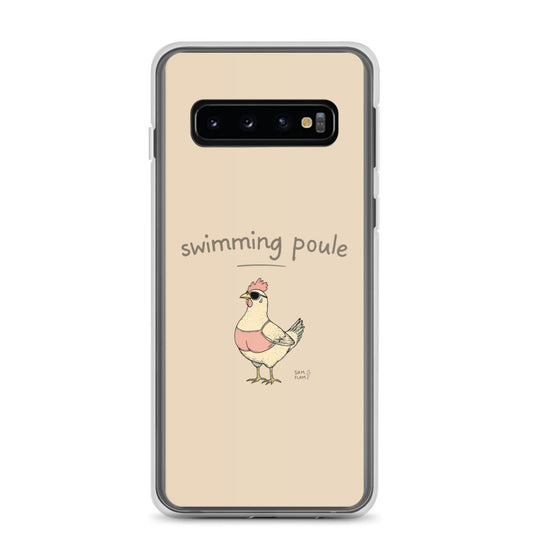 Clear Case for Samsung® "Swimming poule" - Sam Flam