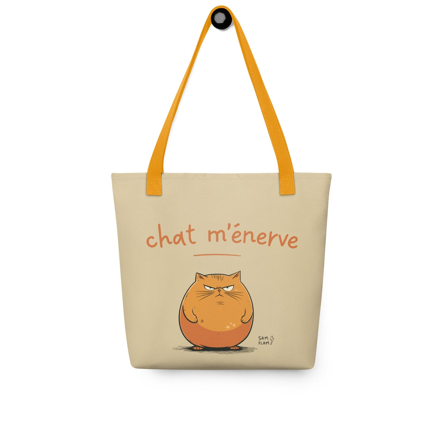 Tote bag "Chat m'énerve" - Sam Flam