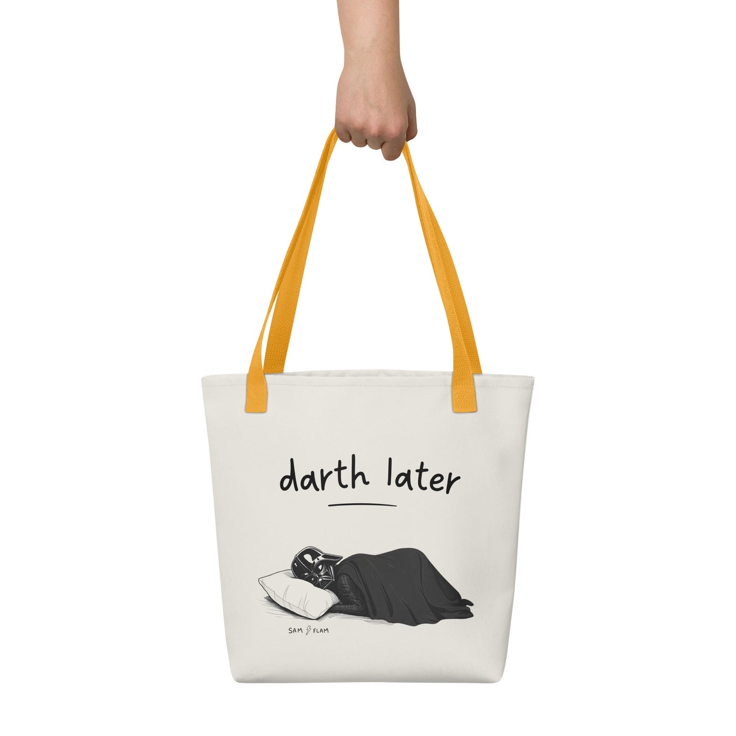 Tote bag "Darth later" - Sam Flam