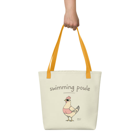 Tote bag "Swimming poule" - Sam Flam