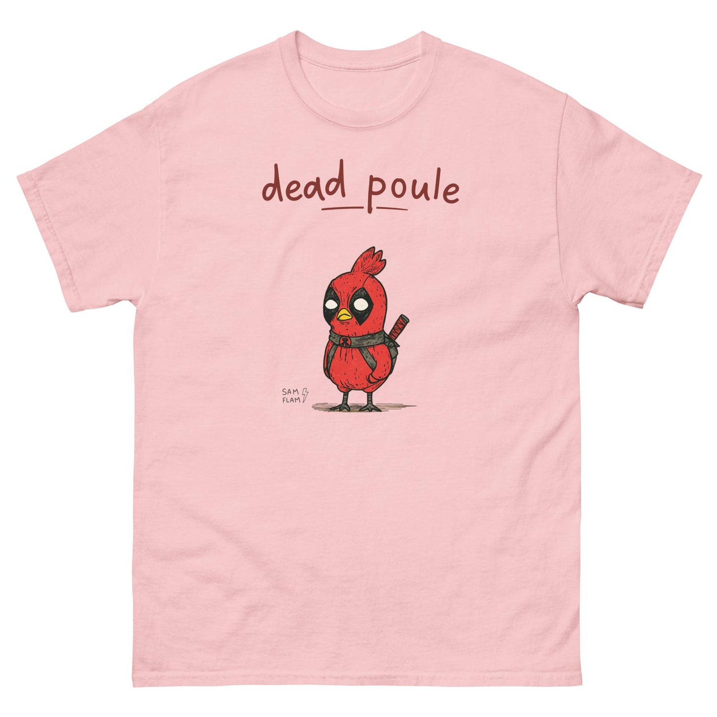 Unisex classic tee "Dead poule" - Sam Flam