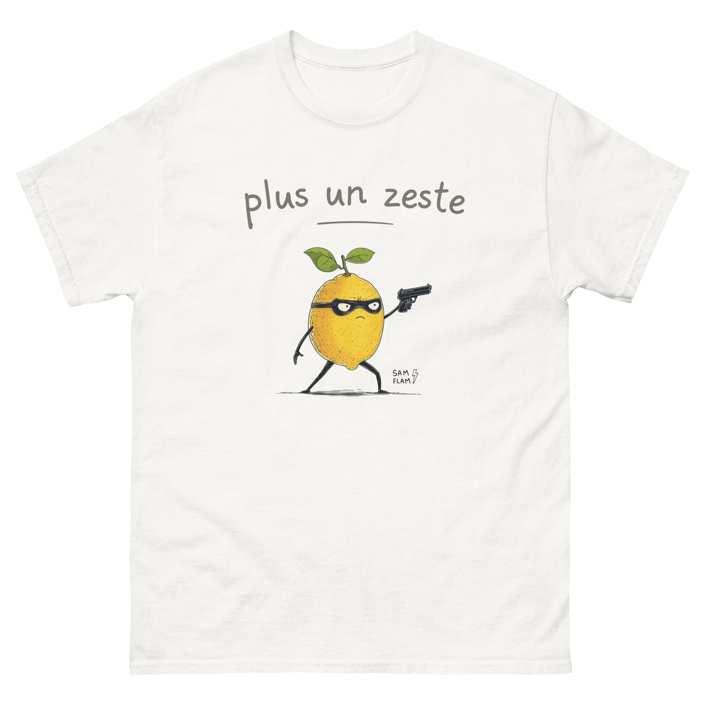 Unisex classic tee "Plus un zeste" - Sam Flam