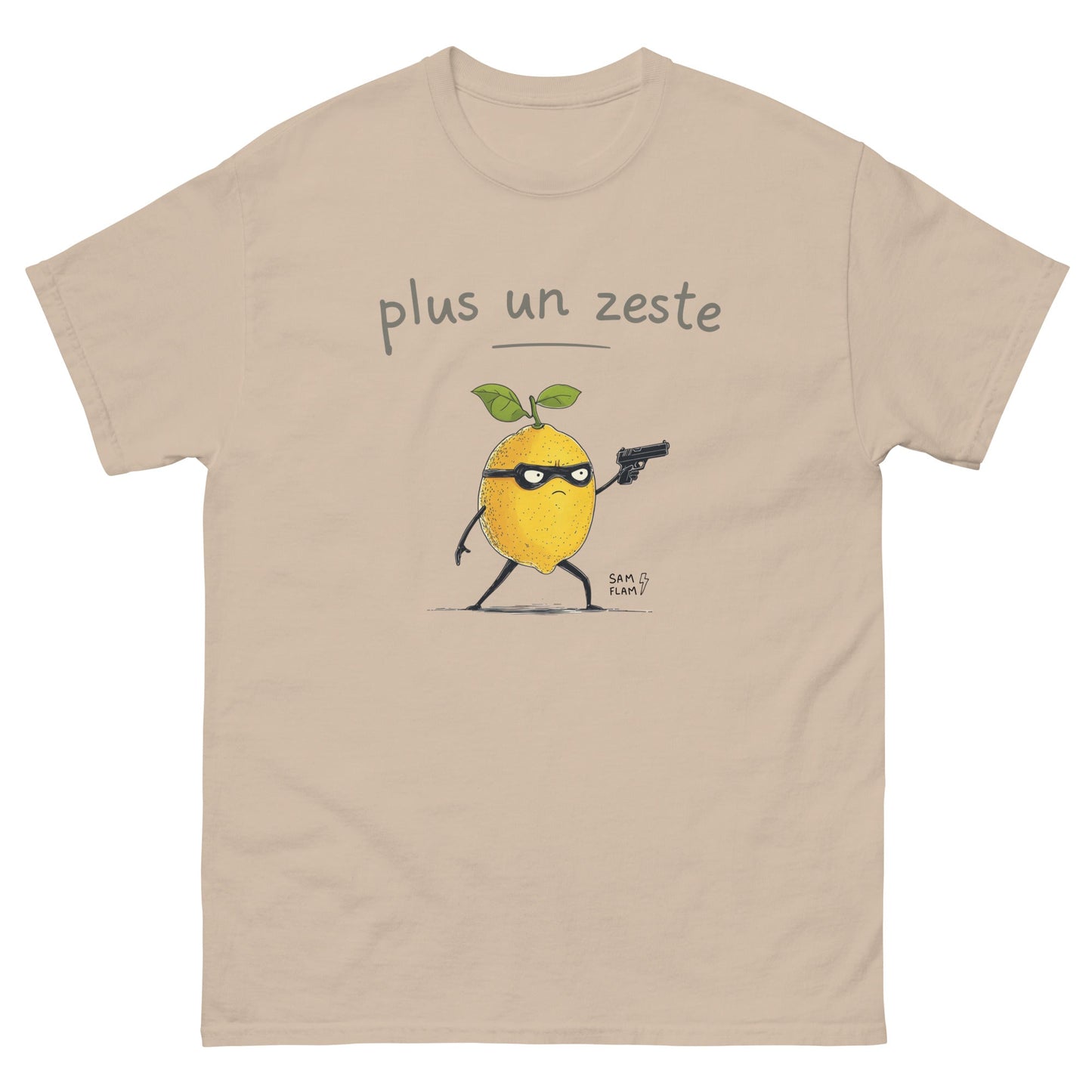 Unisex classic tee "Plus un zeste" - Sam Flam