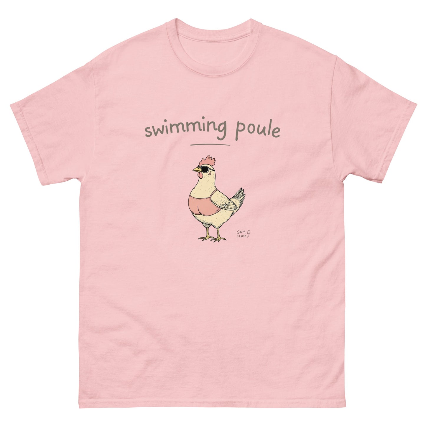 Unisex classic tee "Swimming poule" - Sam Flam