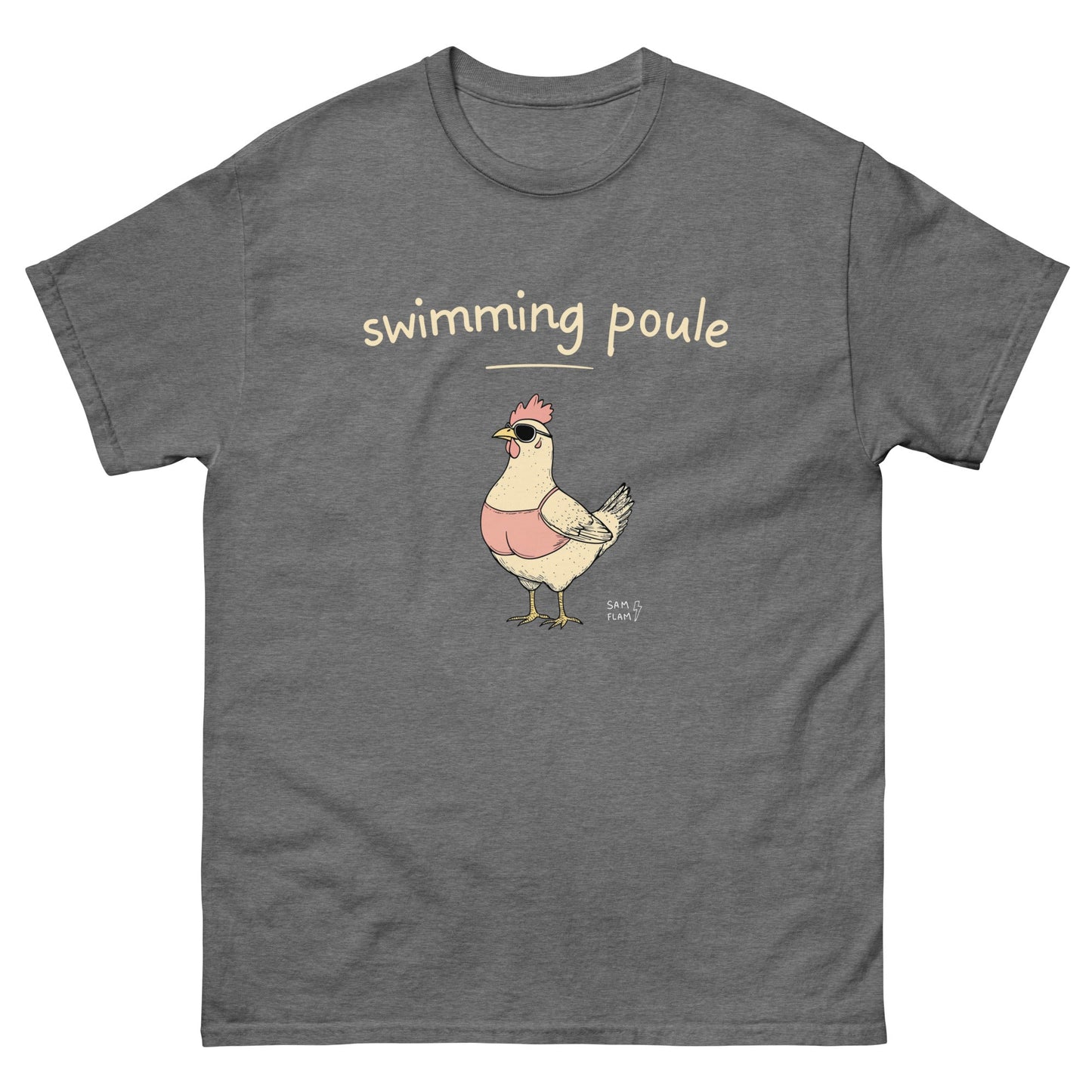 Unisex classic tee "Swimming poule" - Sam Flam