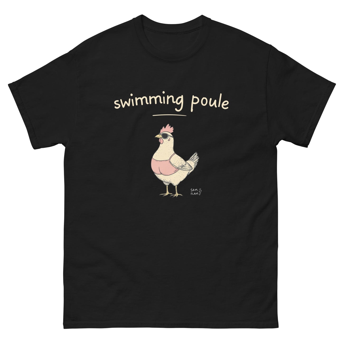 Unisex classic tee "Swimming poule" - Sam Flam