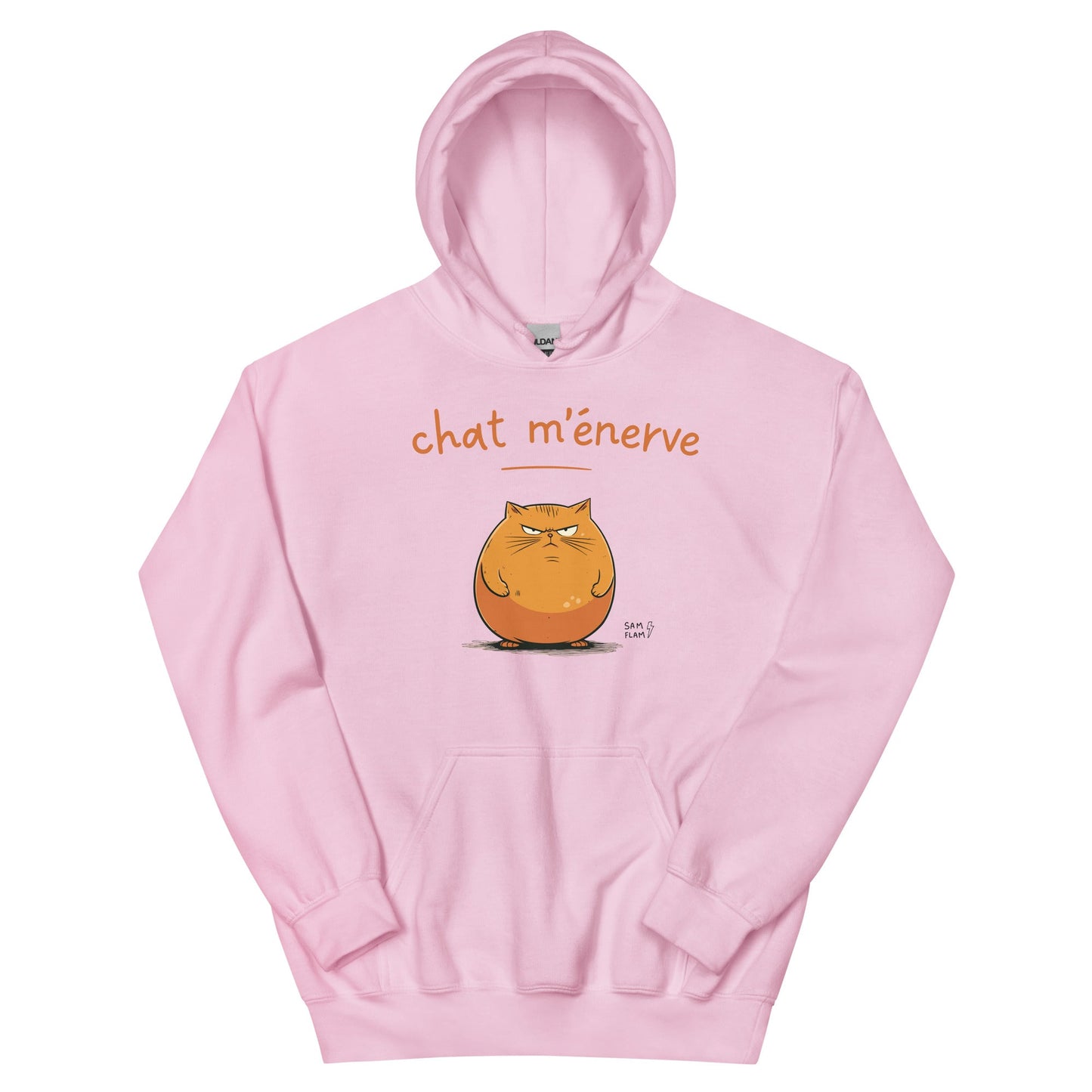 Unisex Hoodie "Chat m'énerve" - Sam Flam