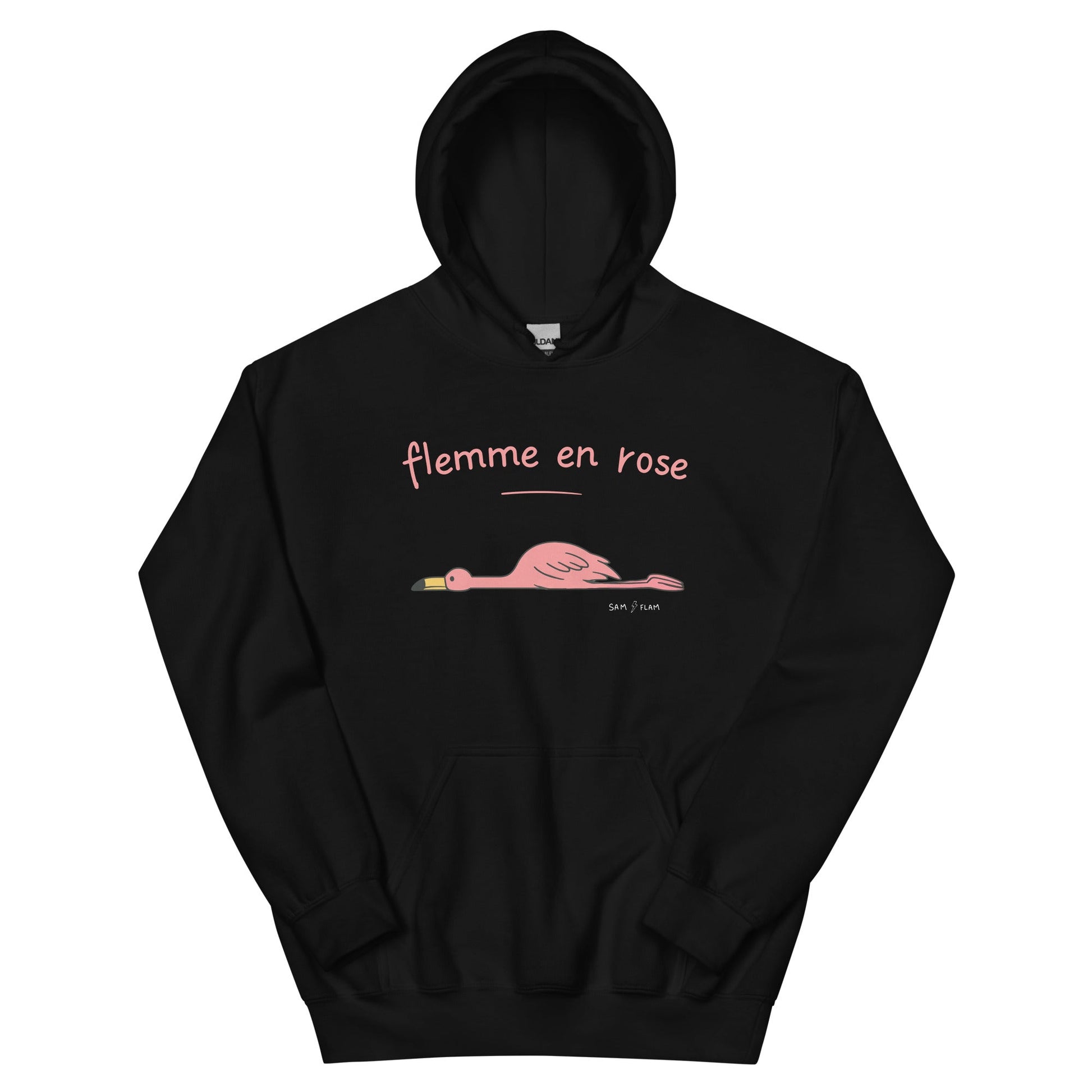 Unisex Hoodie "Flemme rose" - Sam Flam