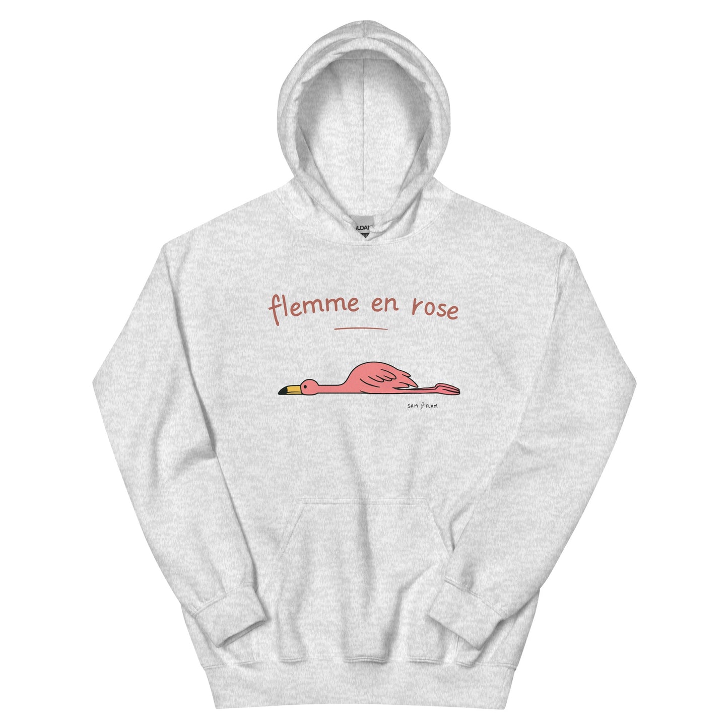 Unisex Hoodie "Flemme rose" - Sam Flam