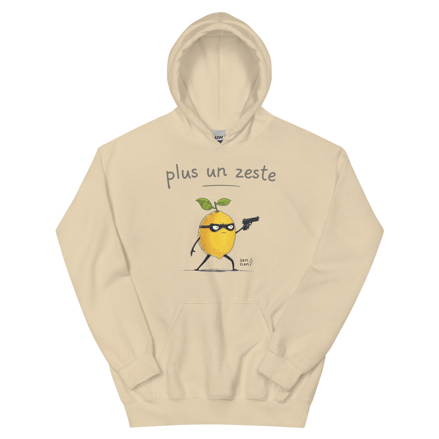 Unisex Hoodie "Plus un zeste" - Sam Flam