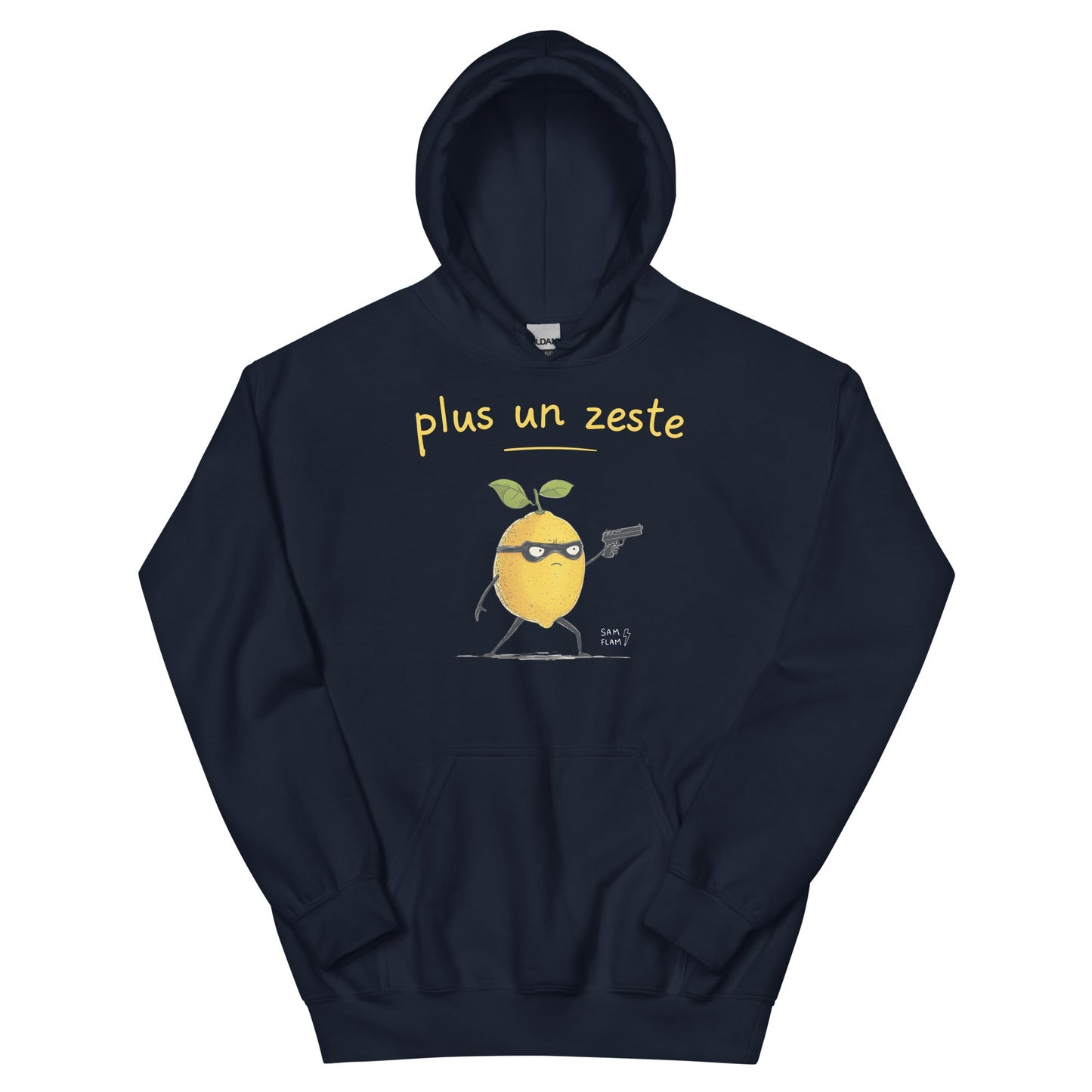 Unisex Hoodie "Plus un zeste" - Sam Flam