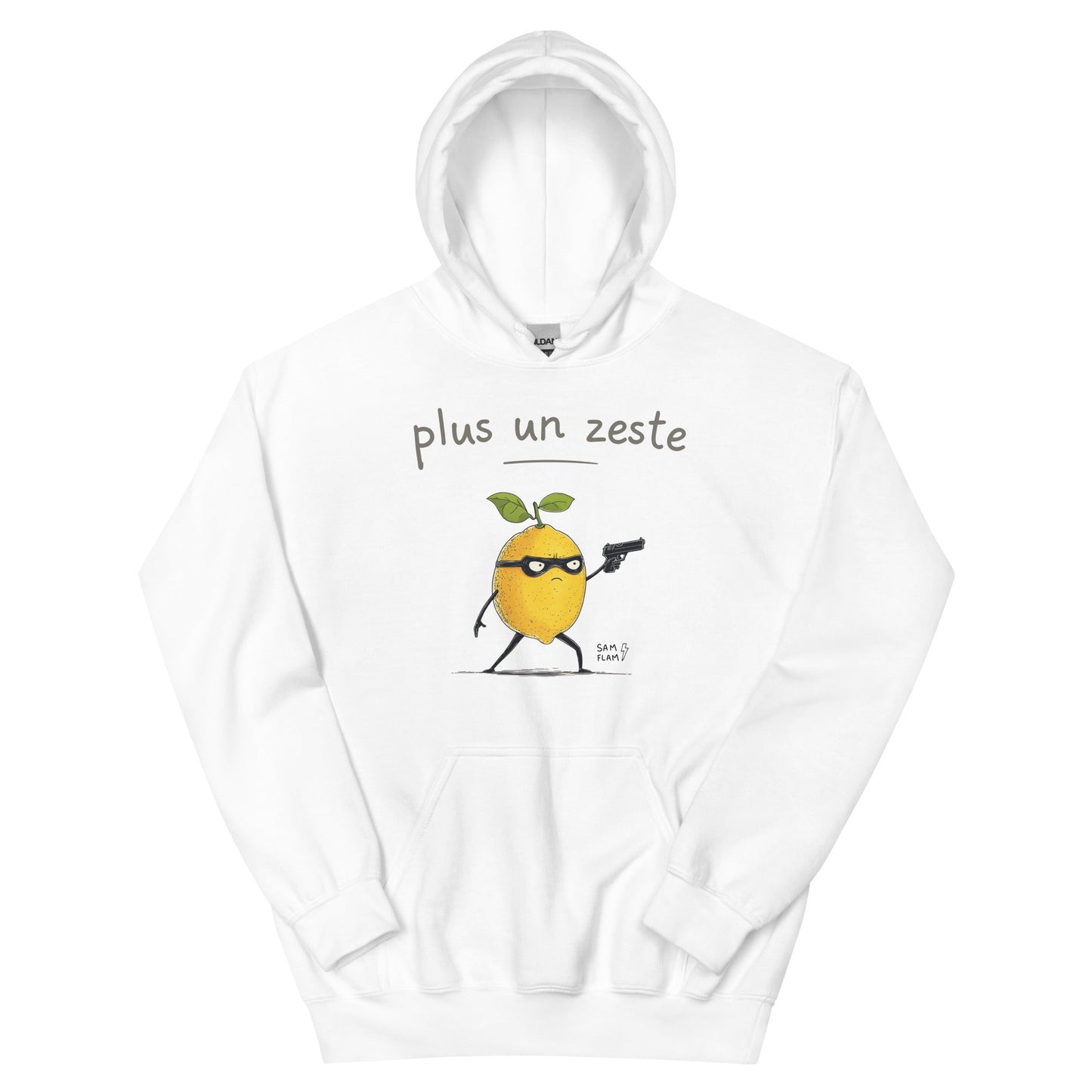 Unisex Hoodie "Plus un zeste" - Sam Flam