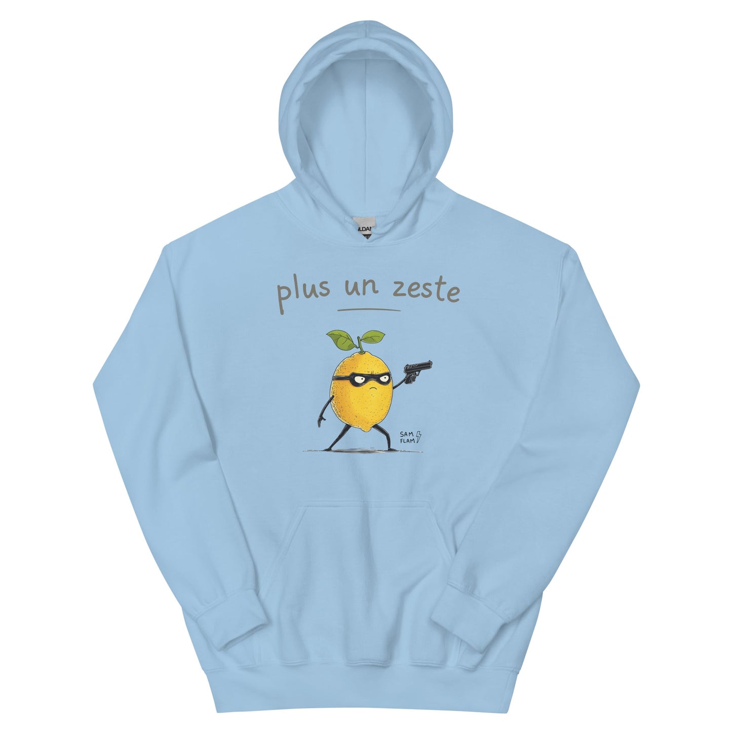 Unisex Hoodie "Plus un zeste" - Sam Flam