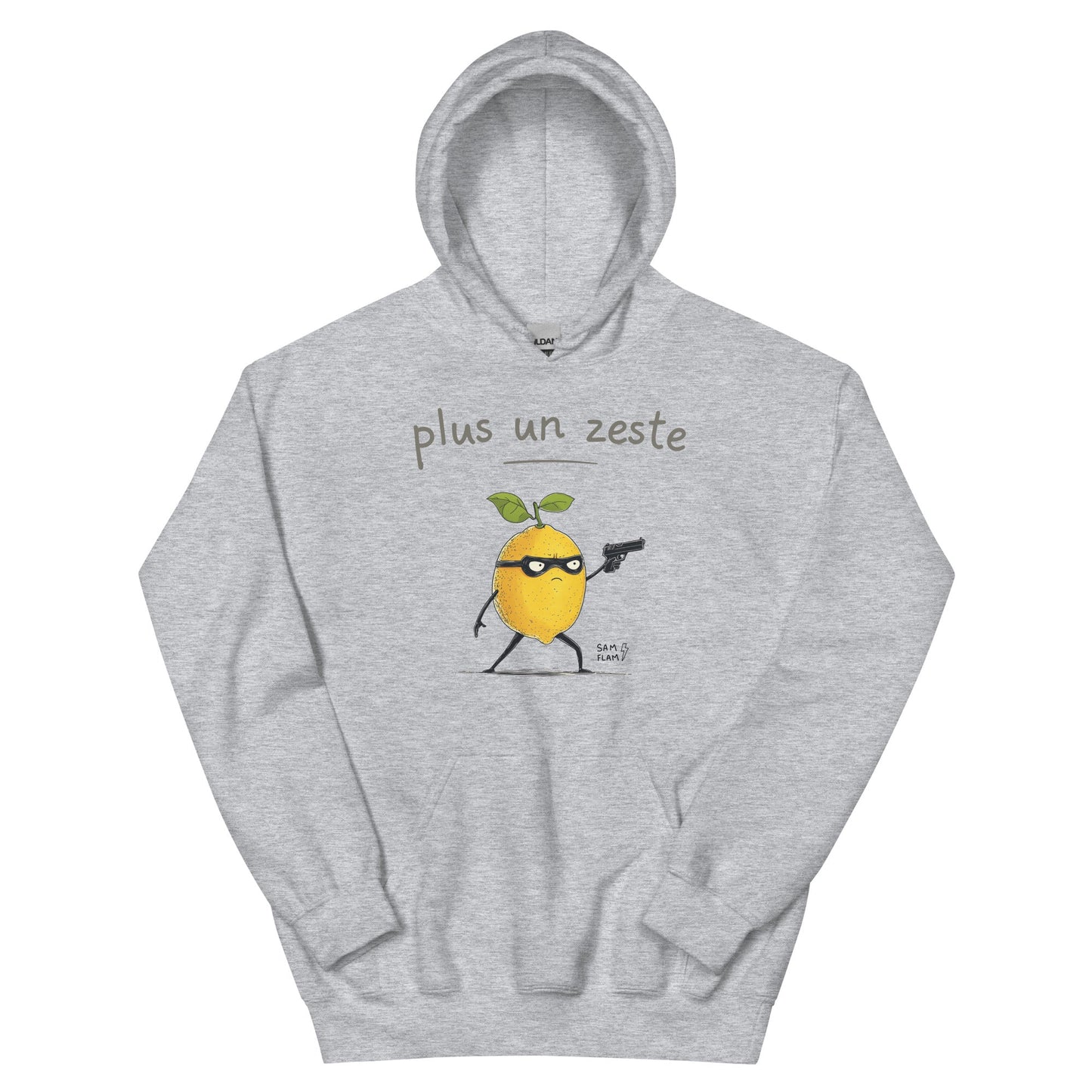 Unisex Hoodie "Plus un zeste" - Sam Flam