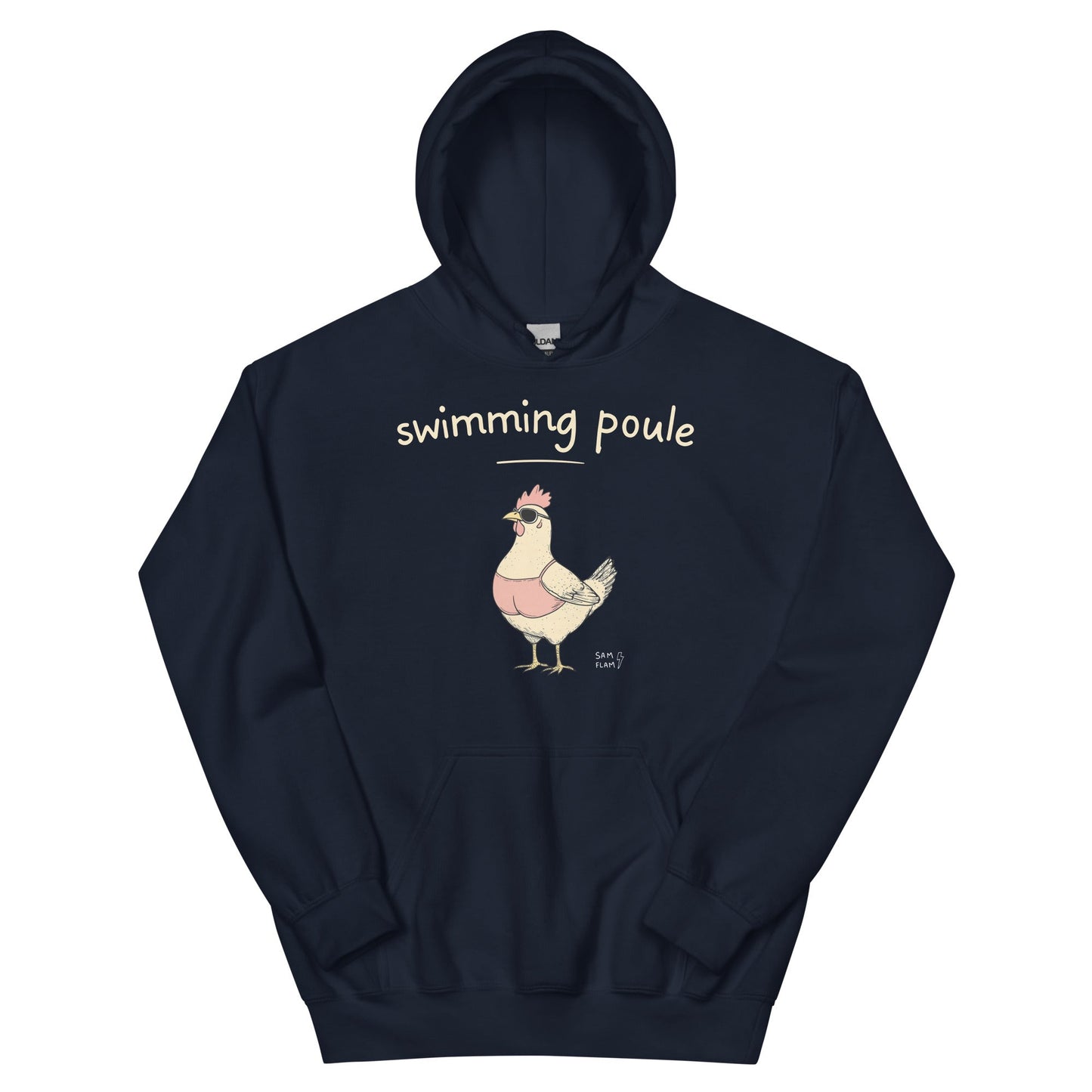Unisex Hoodie "Swimming poule" - Sam Flam
