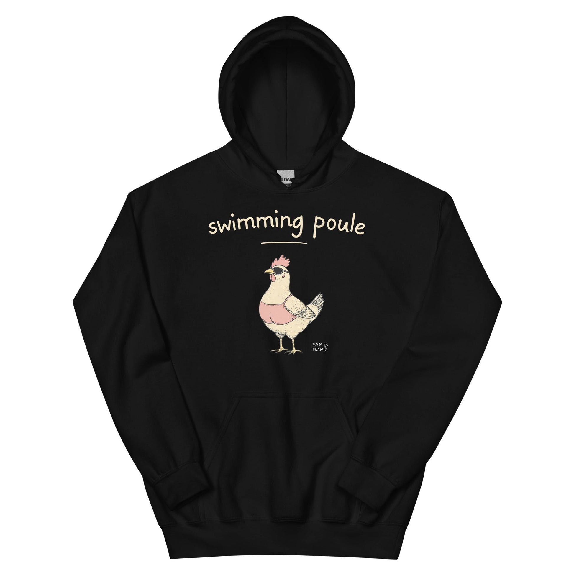 Unisex Hoodie "Swimming poule" - Sam Flam