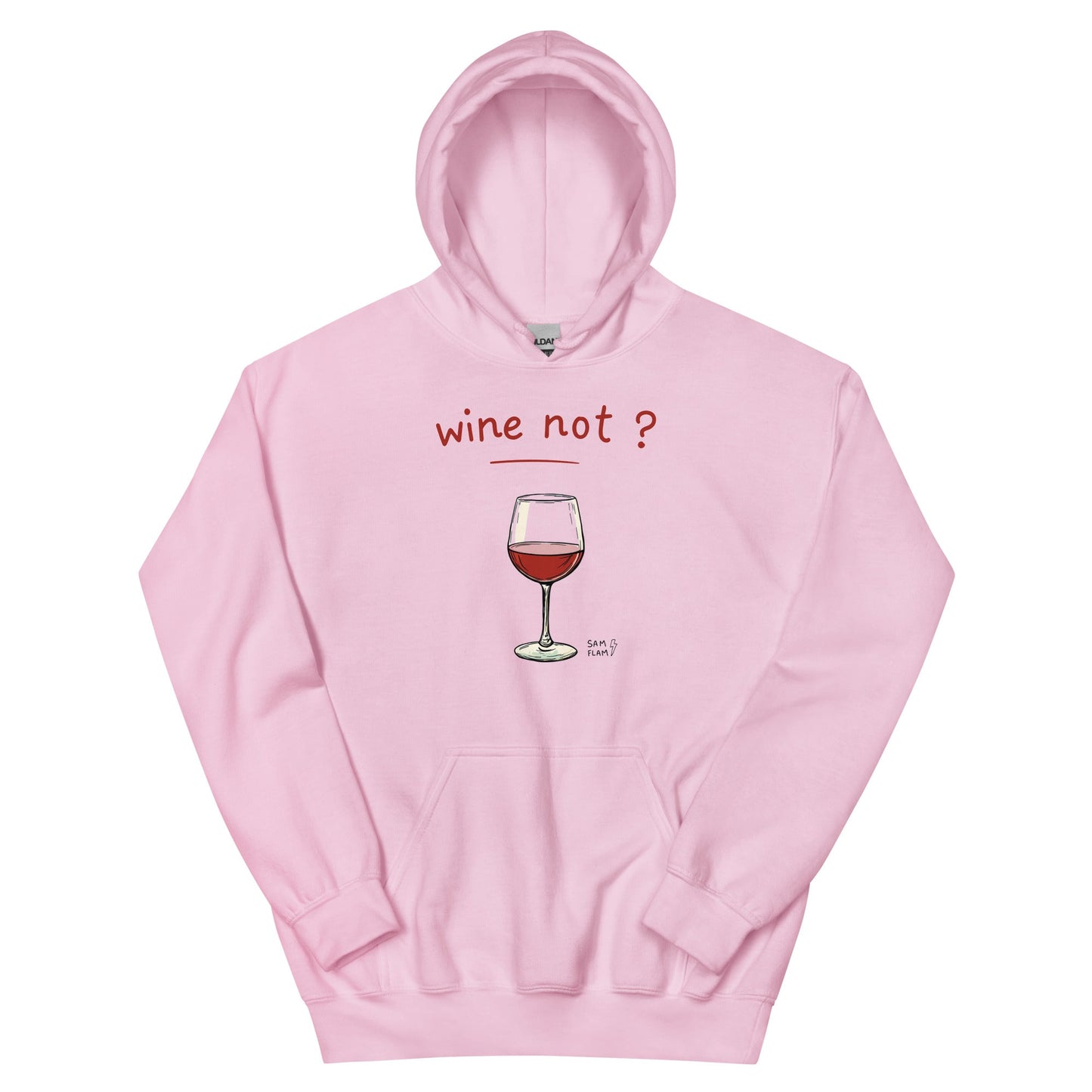 Unisex Hoodie "Wine not" - Sam Flam