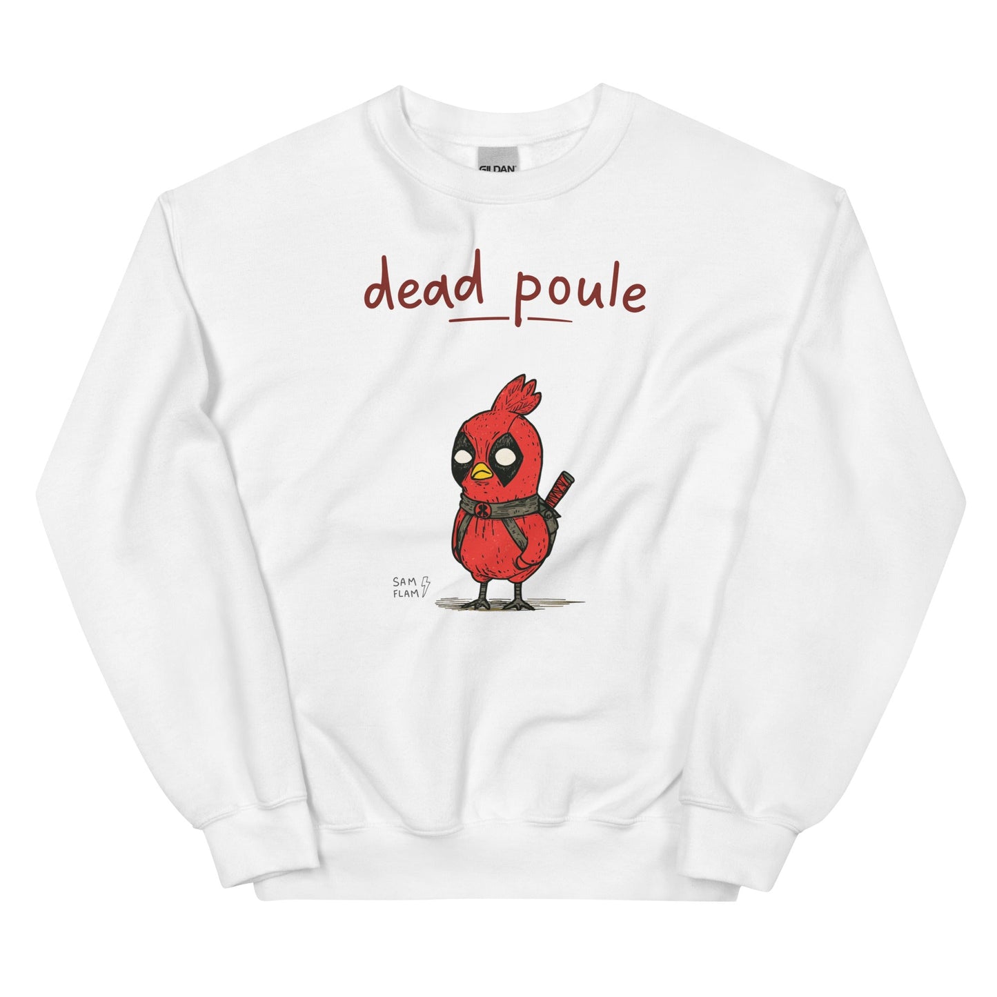 Unisex Sweatshirt "Dead poule" - Sam Flam