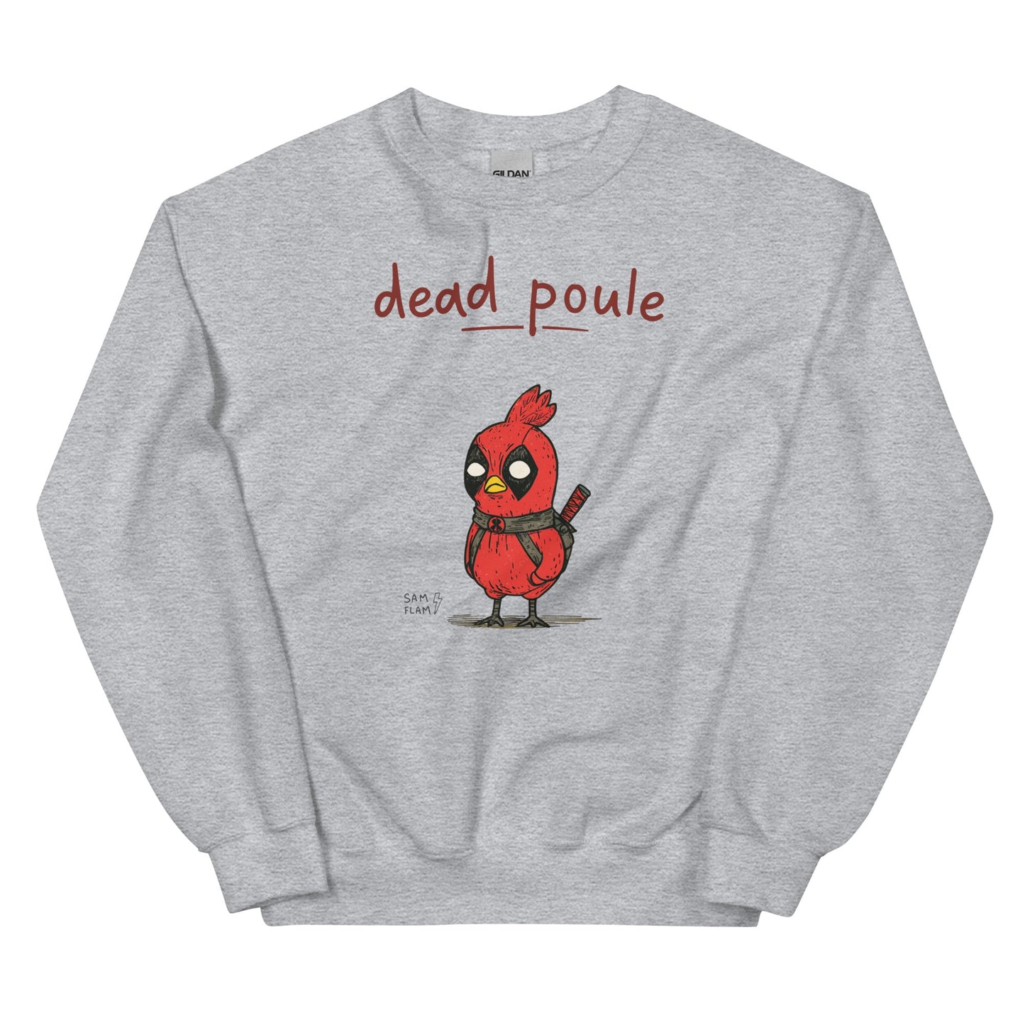 Unisex Sweatshirt "Dead poule" - Sam Flam
