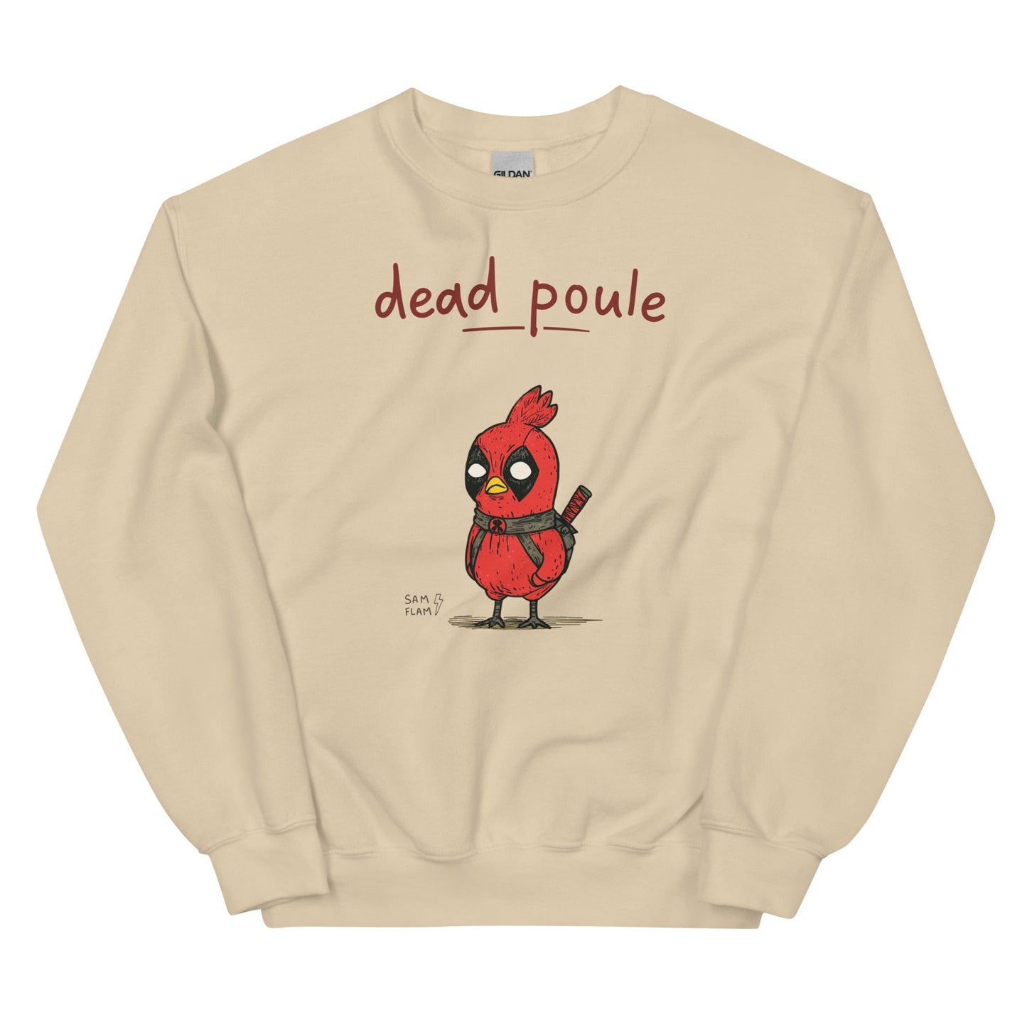 Unisex Sweatshirt "Dead poule" - Sam Flam