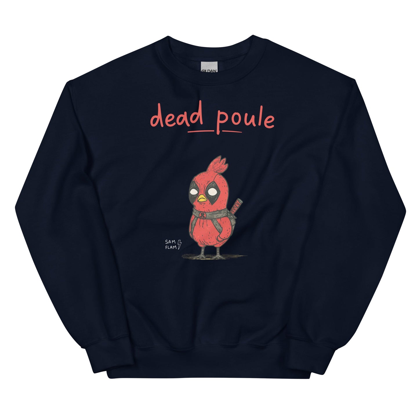 Unisex Sweatshirt "Dead poule" - Sam Flam