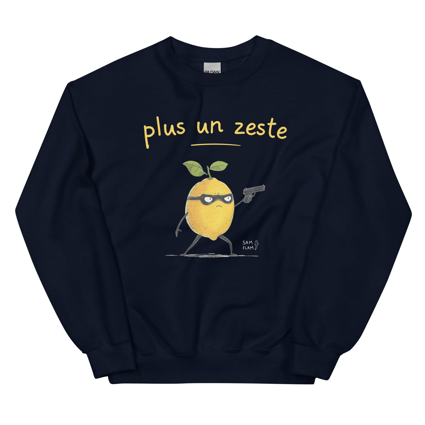 Unisex Sweatshirt "Plus un zeste" - Sam Flam