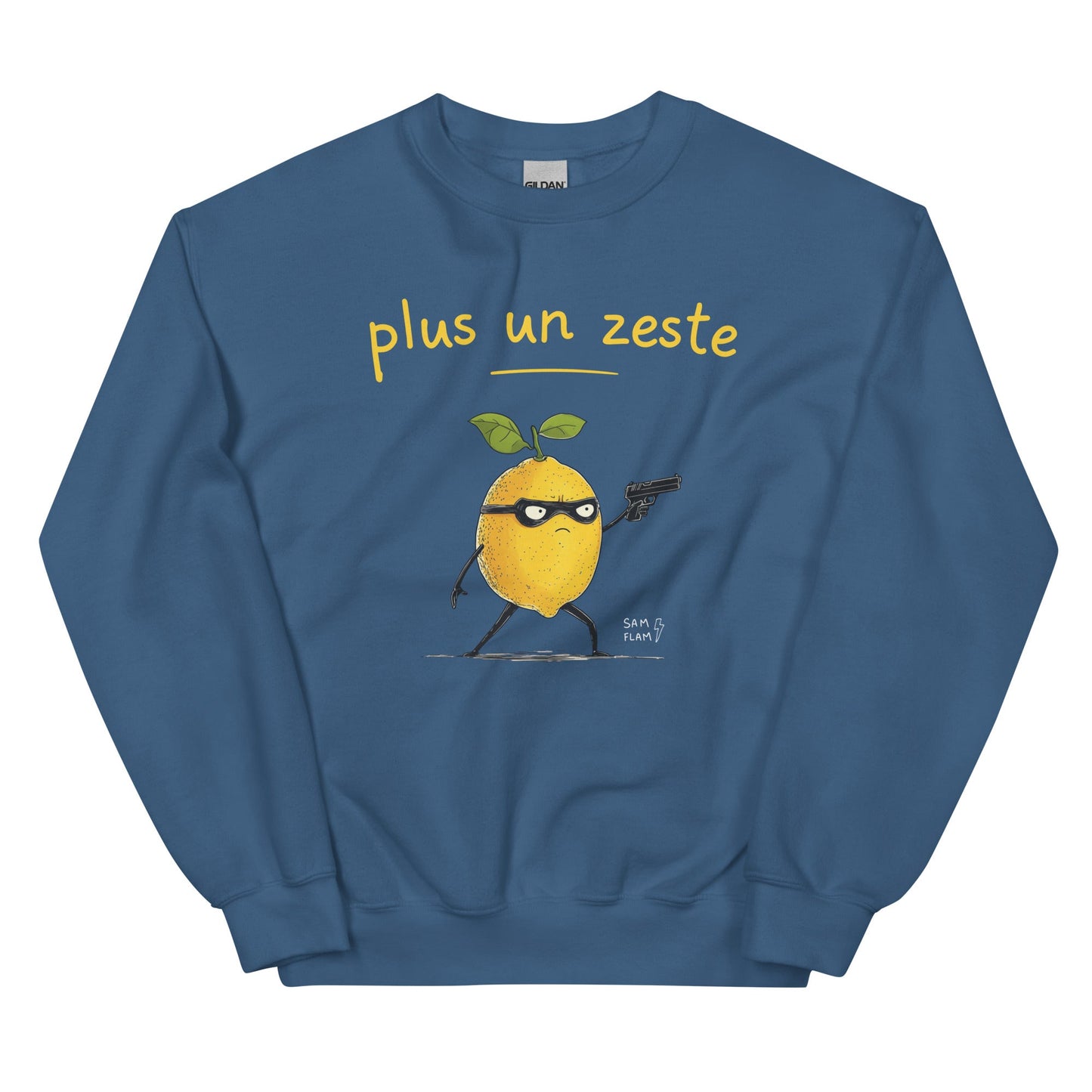 Unisex Sweatshirt "Plus un zeste" - Sam Flam