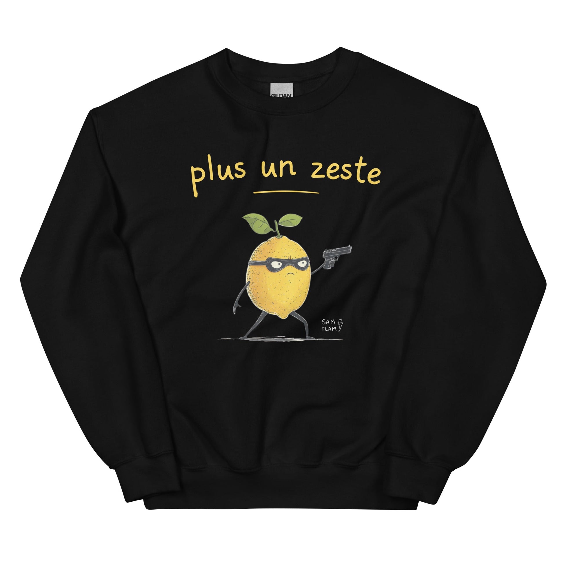 Unisex Sweatshirt "Plus un zeste" - Sam Flam