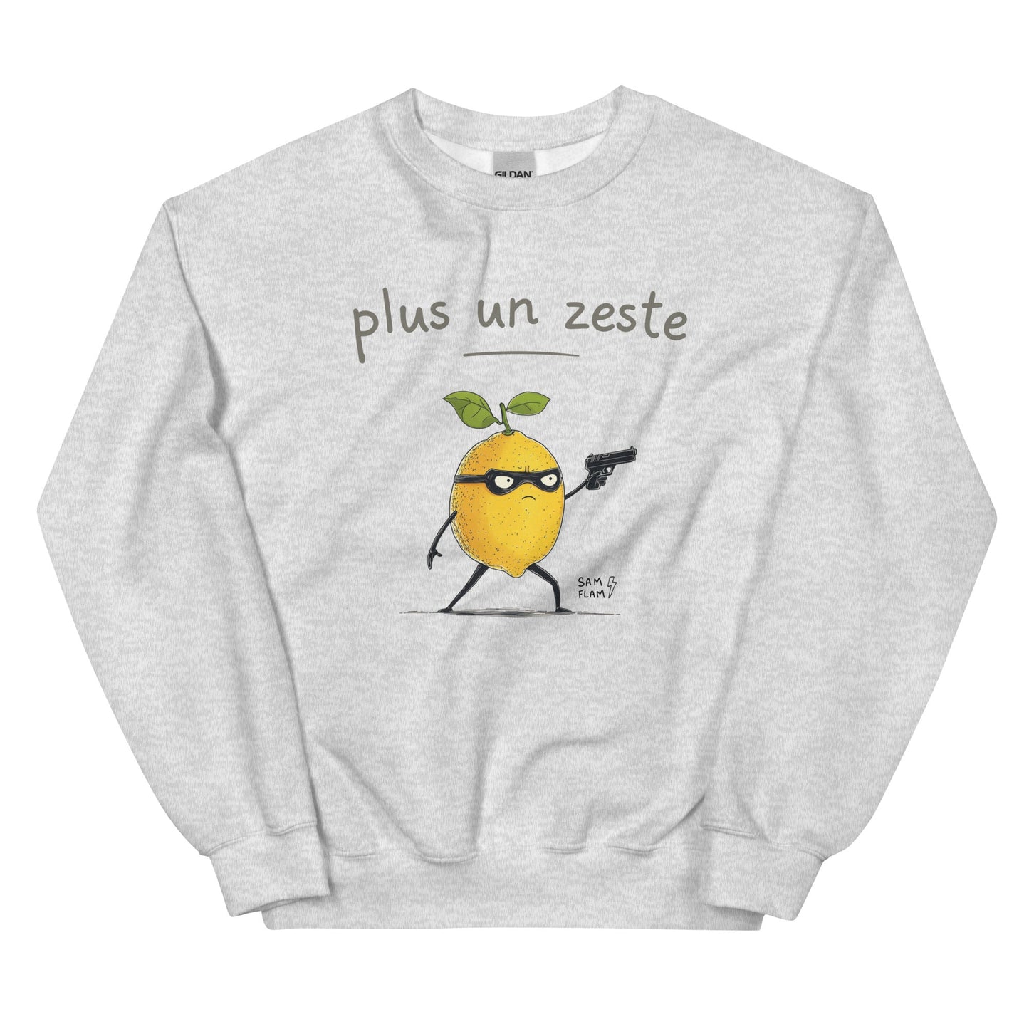 Unisex Sweatshirt "Plus un zeste" - Sam Flam