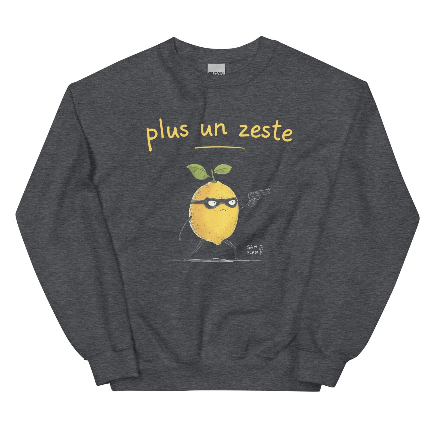Unisex Sweatshirt "Plus un zeste" - Sam Flam