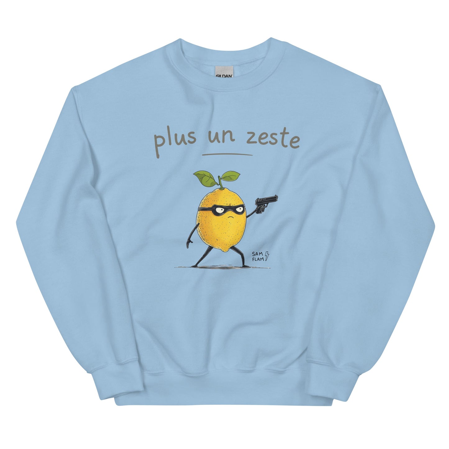 Unisex Sweatshirt "Plus un zeste" - Sam Flam